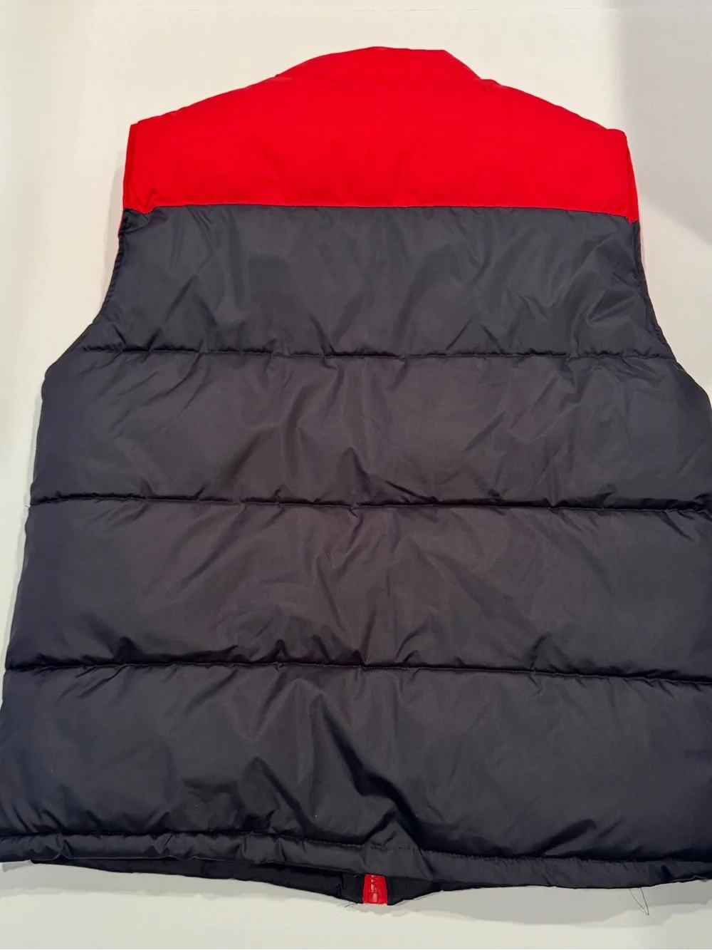 US Polo Assn Men’s Large Red/Black Colorblock Puffer Vest